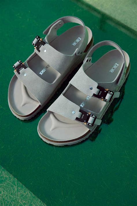 dior birkenstocks collab price|Dior Birkenstock collab sandals.